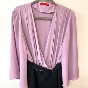 Boutique Long Sleeve Silk Romper